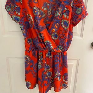 Everly Pink Printed Summer Romper